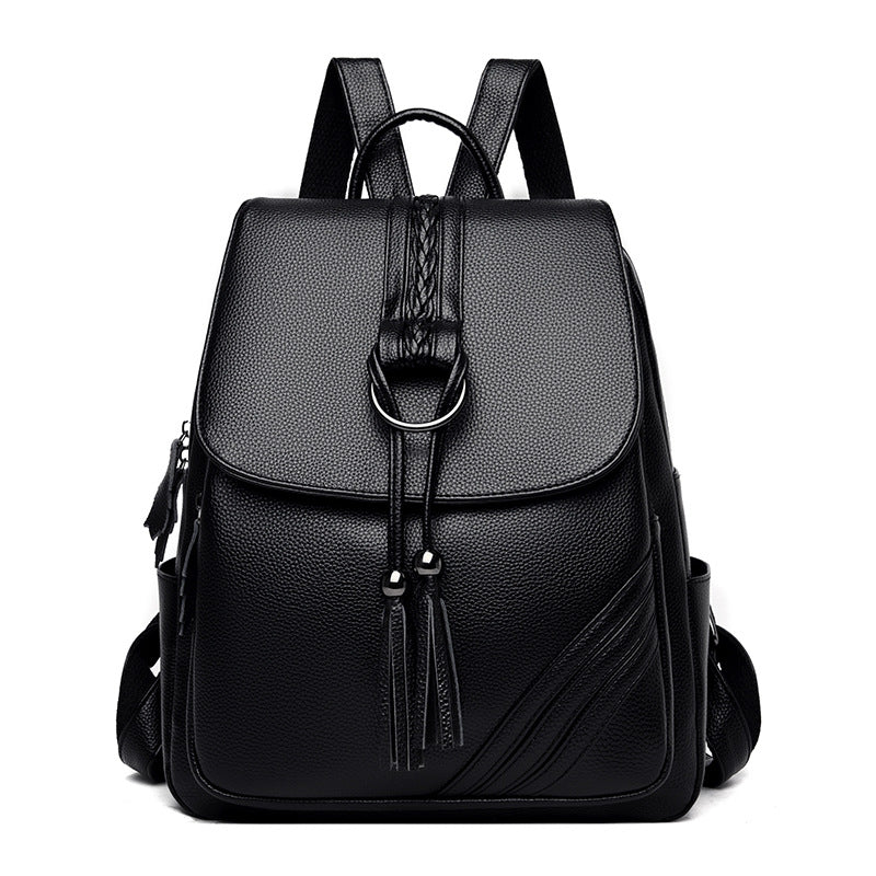 Backpack for Women, 2025 New Style, Tassel Pendant, Large Capacity Mommy Bag, Student School Bag, Outdoor Travel Bag, Export