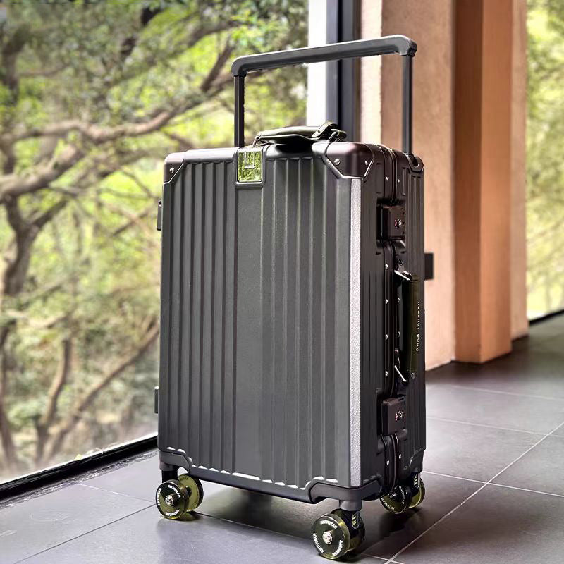 KLQDZMS Travel Luggage 24"26"28"30 Inch Women's Large Capacity Trolley Case 20 ”ABS+PC Boarding Case Men's Cabin Suitcase