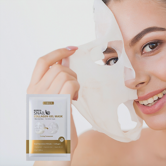 Maschera al Collagene di Bava di Lumaca e Acido Ialuronico