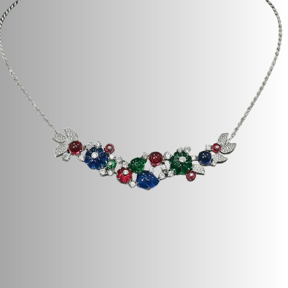 Collana Primavera con Gemme Coltivate