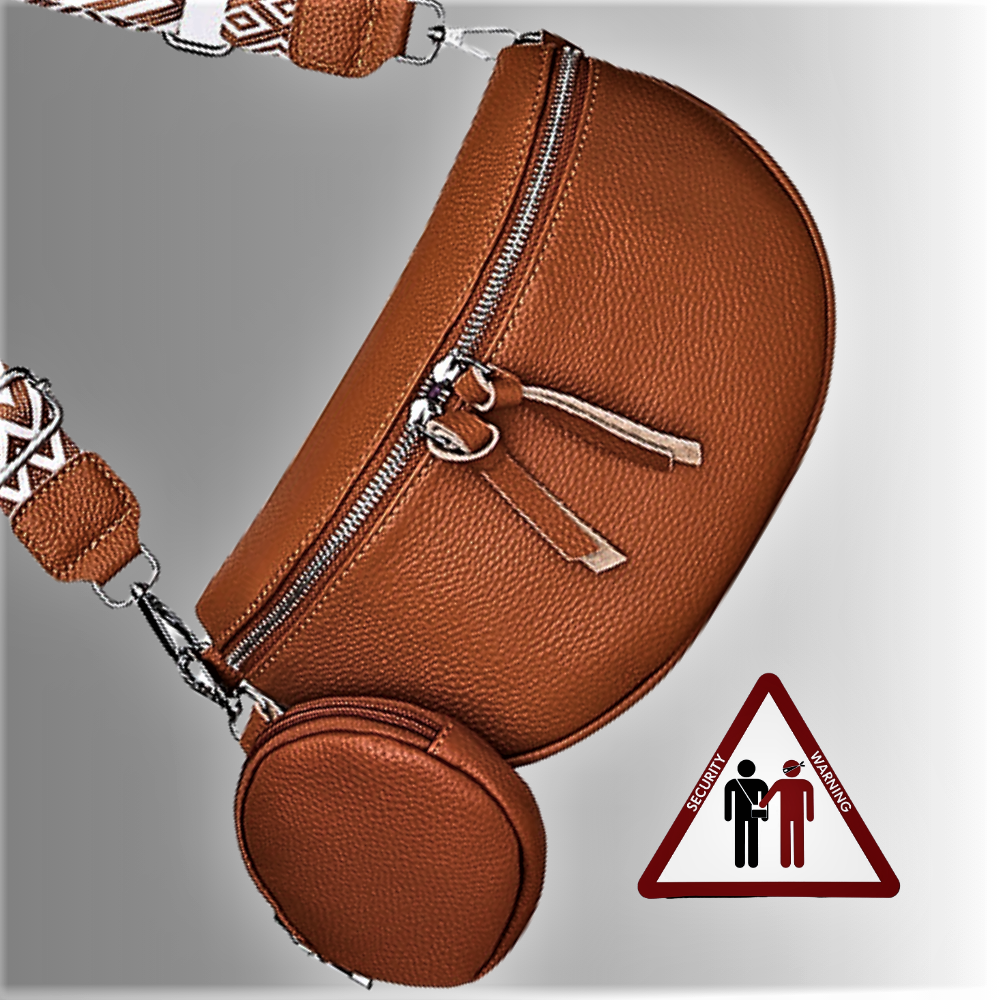 Marsupio in Pelle di Vitellino con Portamonete Eleganza e Sicurezza