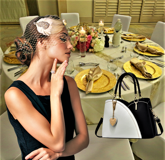 Mini Borsa Fashion Bicolore Icona di Eleganza e Lusso