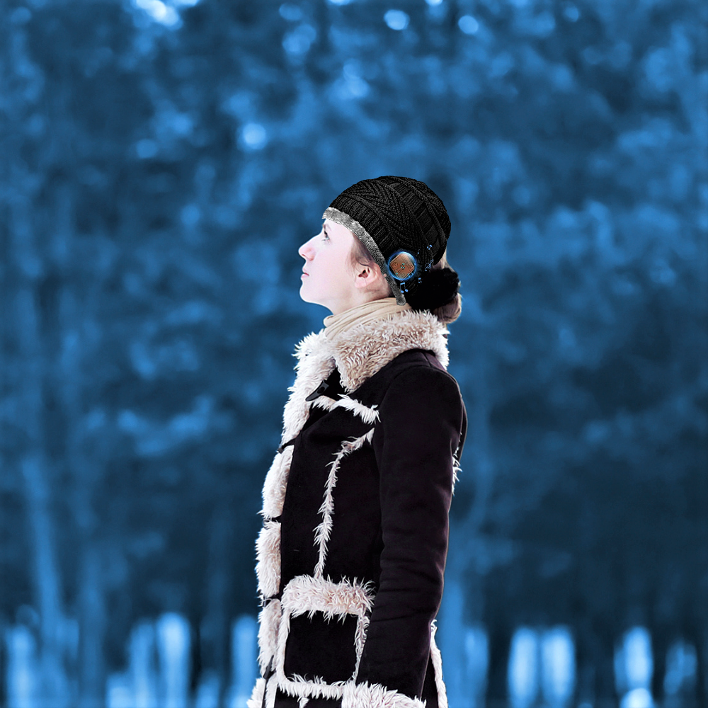 Cappello e Scaldacollo con Cuffie e Microfono Bluetooth 5.0 Calore e Tecnologia per le Tue Avventure Invernali