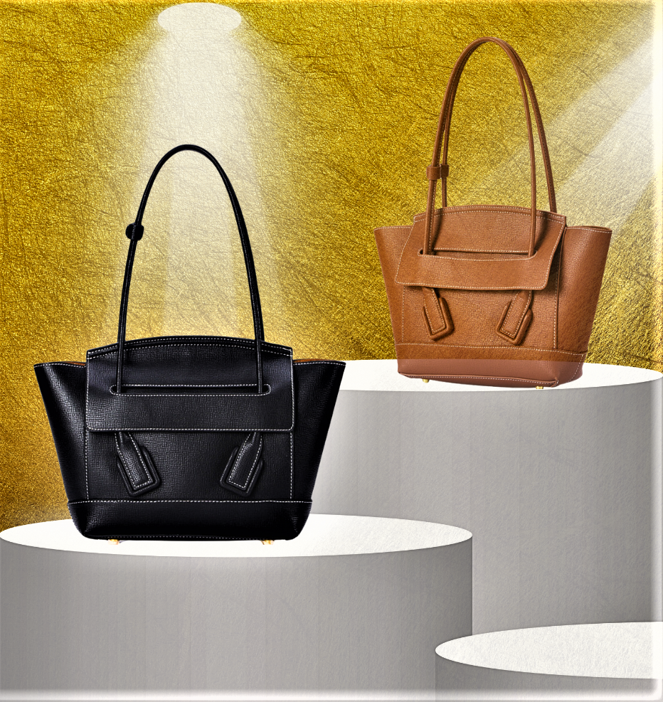 Bolso de piel de becerro auténtica Elegancia y originalidad