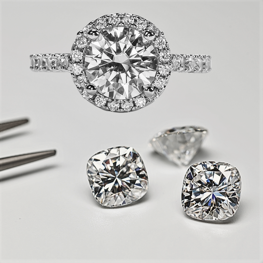 Anello "Corona di Luce" con Moissaniti: Un’Eleganza Senza Tempo