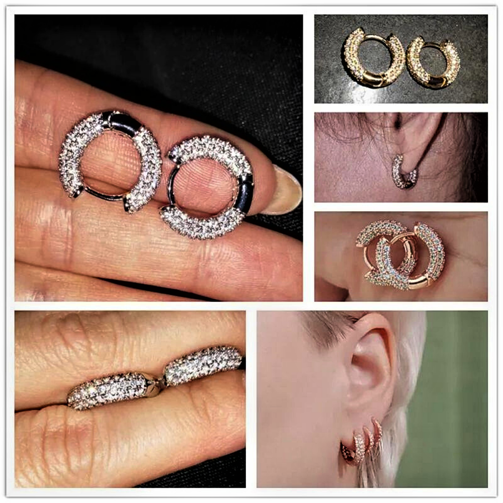 Pendientes de aro de la colección Elegance