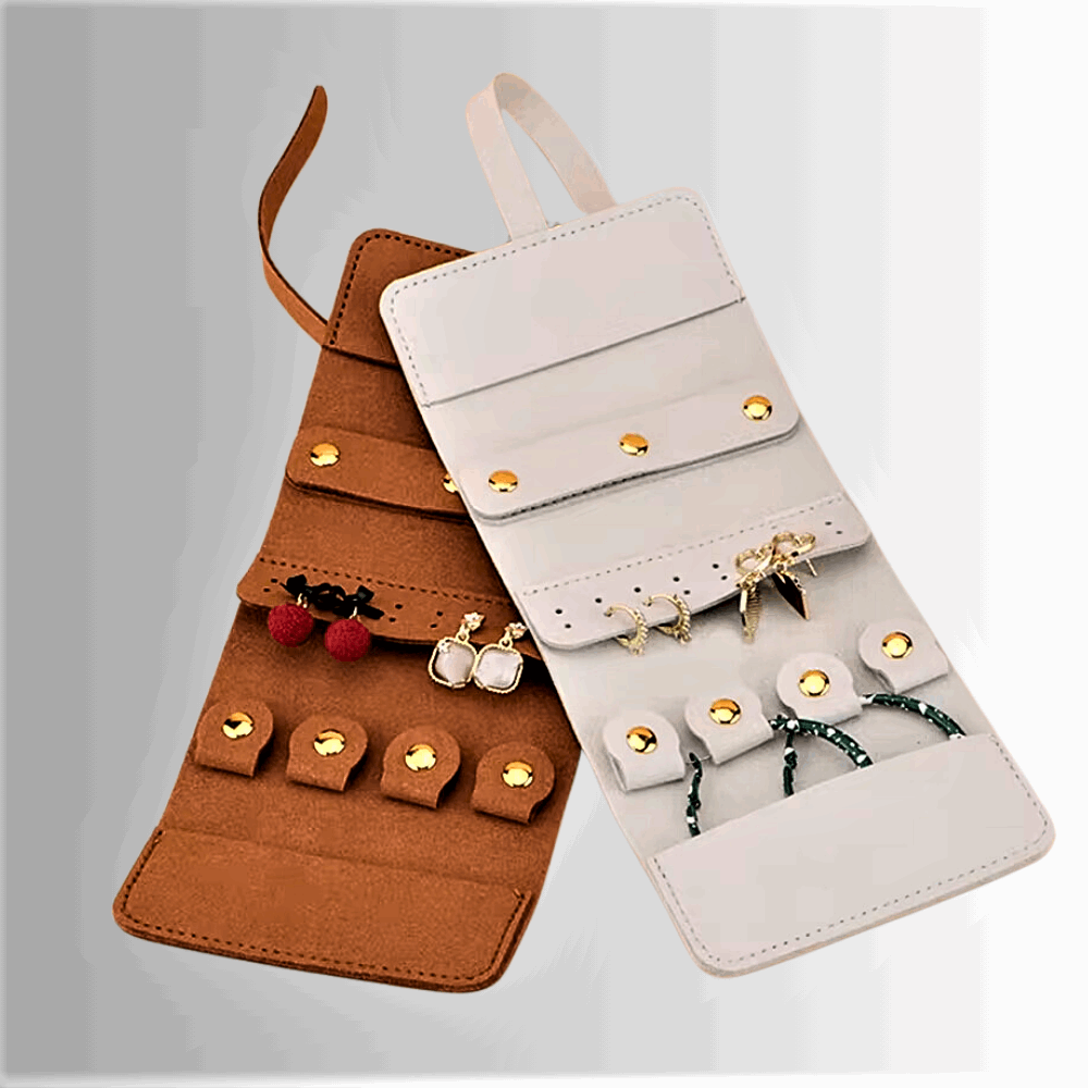 Rotolo Portagioie Organizer: Eleganza Compatta per la Sicurezza dei Tuoi Gioielli