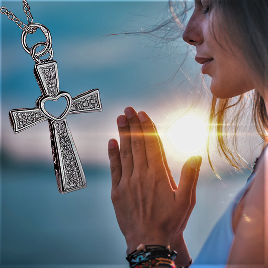 Collana "Croce d'Amore" Fede e Passione