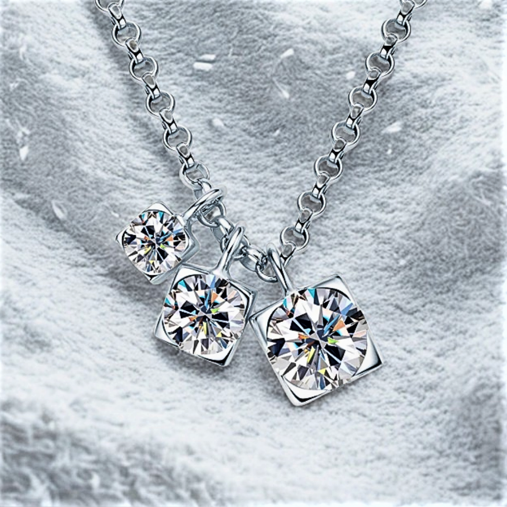 Collana Trittico Danzante – Luce in Movimento