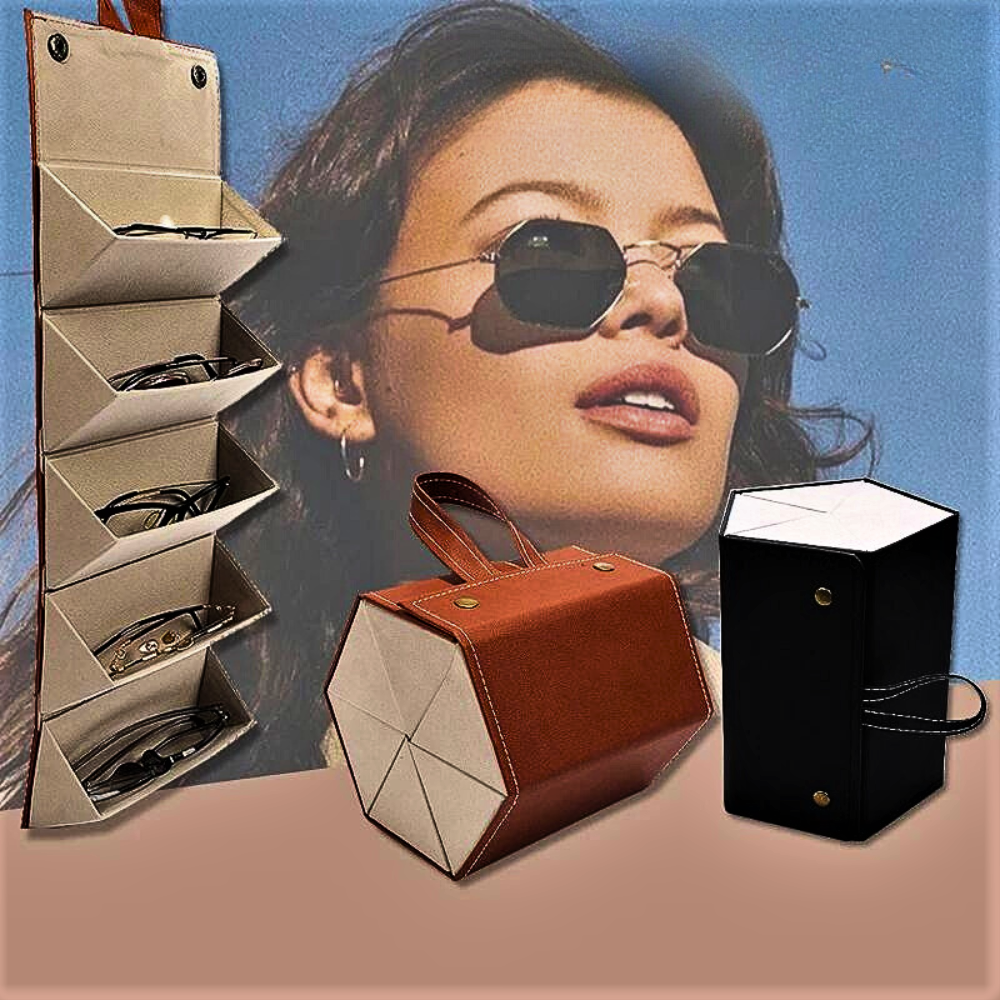 Confezione da Viaggio per Occhiali Proteggi i Tuoi Occhiali con Stile!