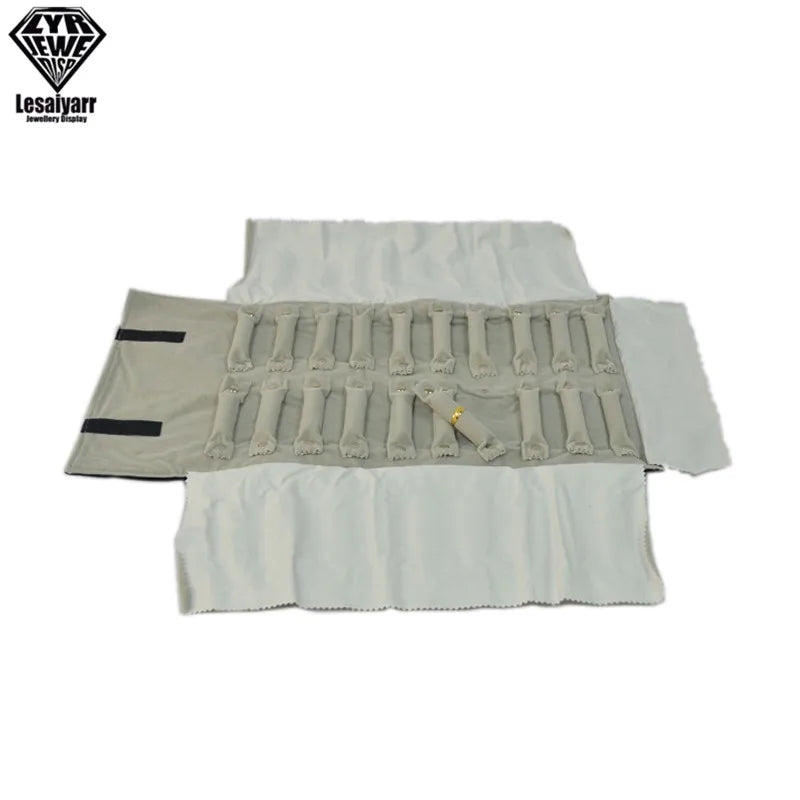 Jewelry Roll Up Bag Organizer Soft Velvet Travel Bags Necklace Earrings Ring Bracelet Carrier Storage Case Bangle Watch Holder