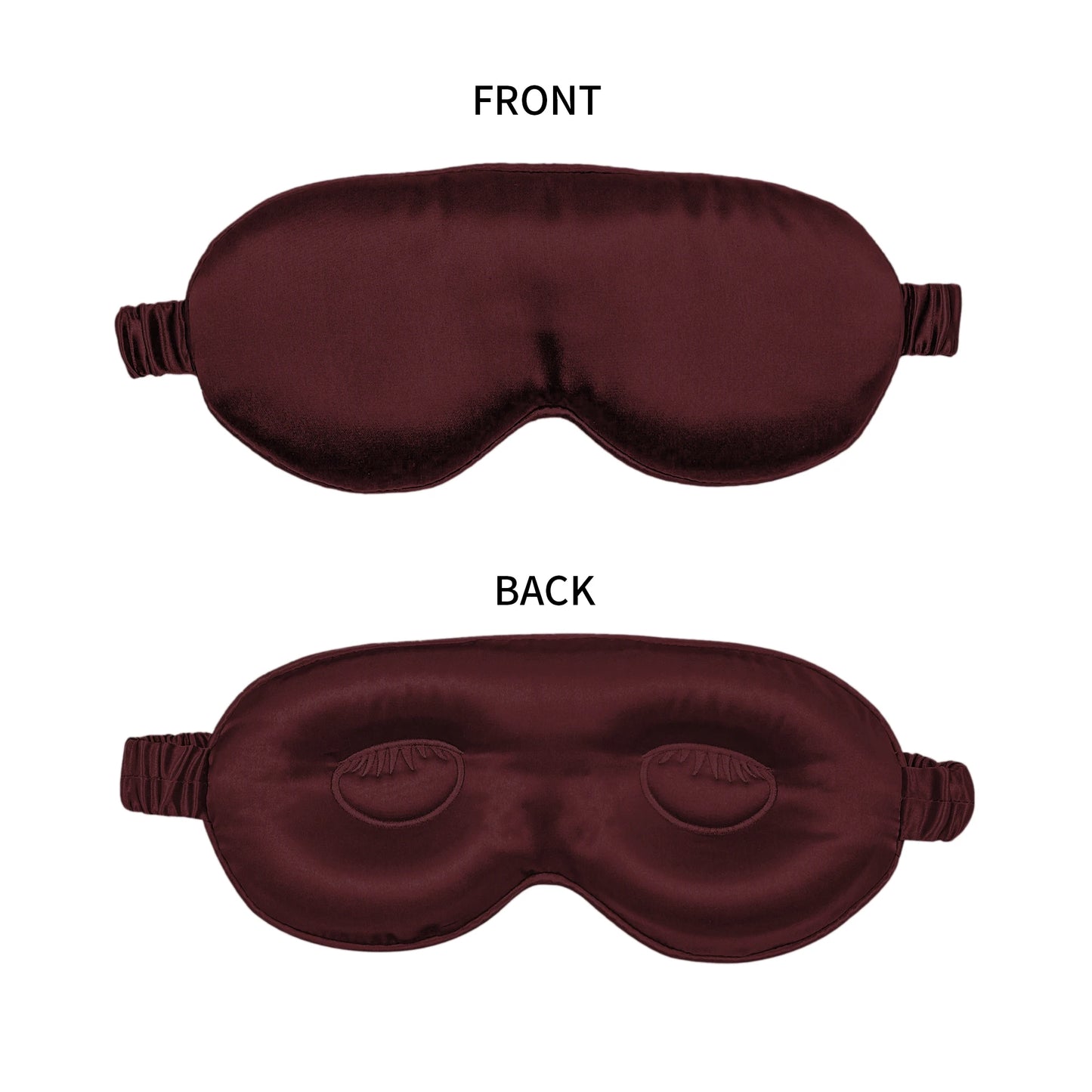 100% Pure Mulberrry Silk Sleep Mask,3D Contoured No Pressure Eye Covers,Soft Blindfold For Sleeping,Luxury Silk Sleep Eyemask