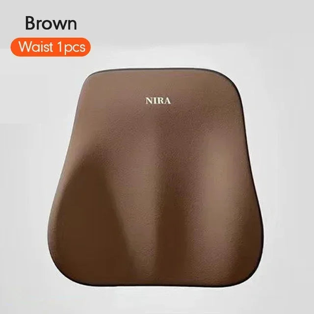 New Car Lumbar Support Pillow Memory FoamAuto Neck Pillow Waist Support Removable Washable Backrest Universal Vehicle Cushion