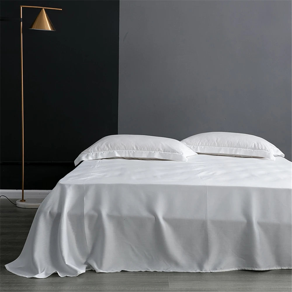 Sondeson Luxury White 100% Silk Bedding Set Healthy Skin Beauty Queen King Duvet Cover Set Flat Sheet Pillowcase Bed Linen Sets
