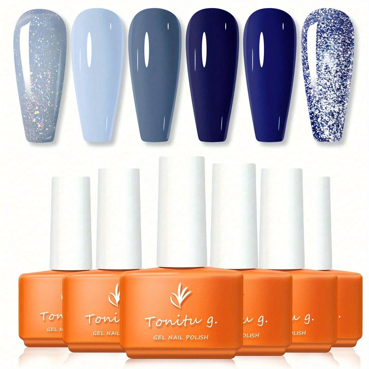 Set di 6 Smalti Gel Professionali per unghie