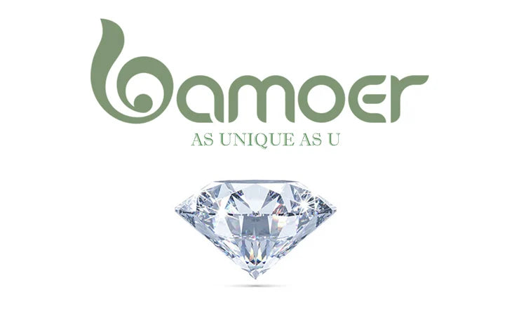 BAMOER Moissanite 925 Sterling Silver Freshwater Pearl Stud Earrings, Elegant VVS1 Clarity Lab Created Diamond Earrings MSE042