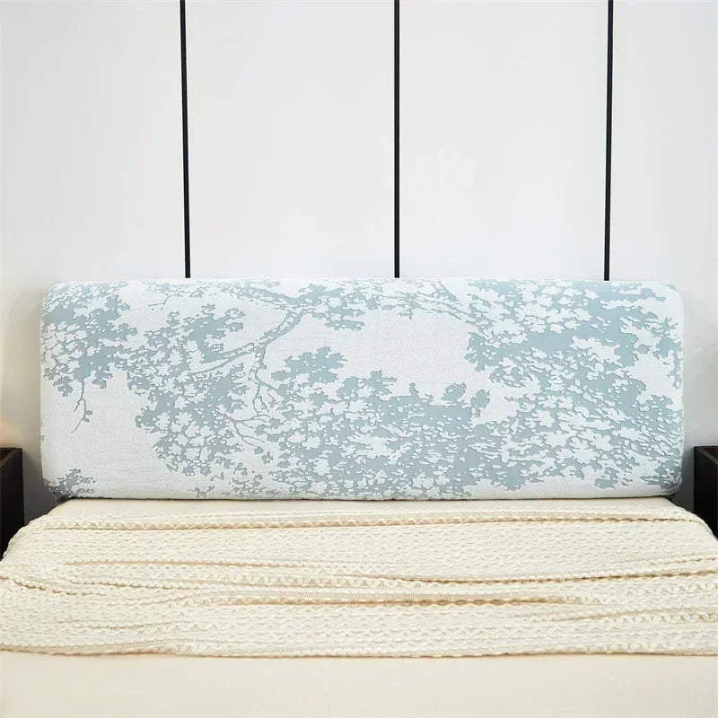 Luxury Jacquard Headboard Cover Bedroom Stretch Bedhead Slipcovers Anti-dirty Bed Back Protector Dustproof Covers for Home Hotel