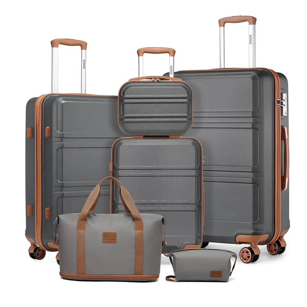 KONO 4/5/6-piece beauty case box cosmetics case hand luggage toilet bag travel bag luggage set