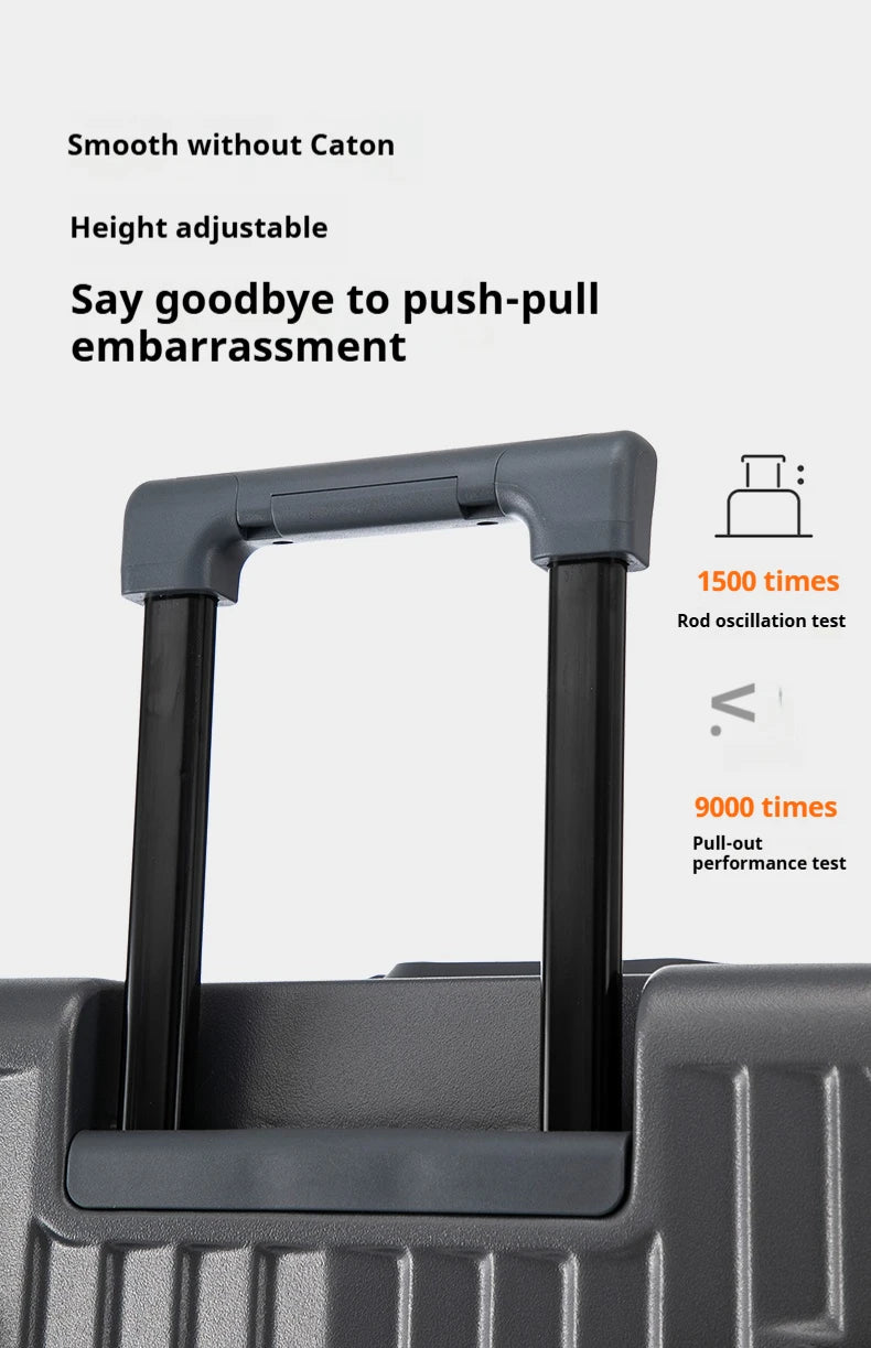 Hard Shell Carry-On Suitcase Rolling Travel Luggage with Spinner Wheels 20 24 26 28 30 Inch Large Capacity Durable Luggage