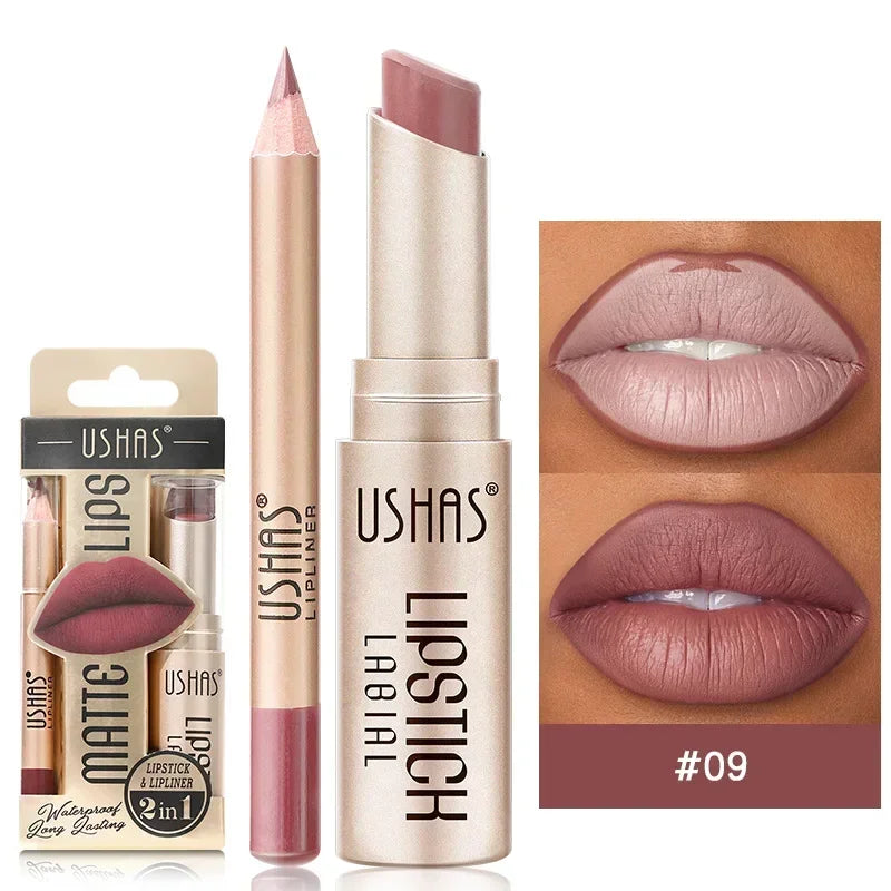 Set Rossetto & Matita per labbra – Eleganza Senza Tempo, Comfort Assoluto