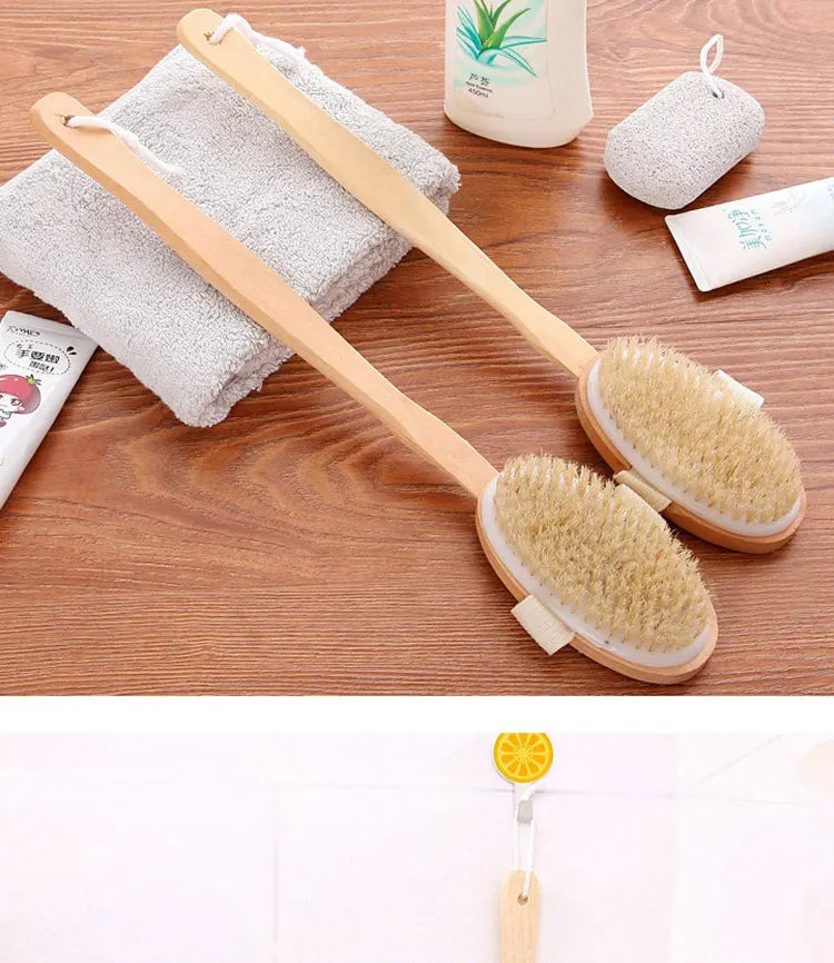 Detachable Shower Brush for The Back Bathroom Brush Back Dry Brushing Body Body Exfoliating Massage Shower