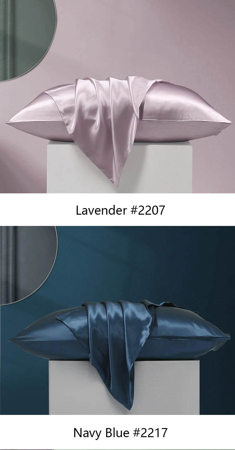 100% Natural Mulberry Silk Pillowcase With OEKO-TEX 19 Momme Luxry Silk Pillow Case Free Shipping