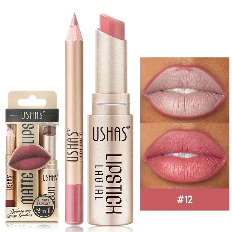 Set Rossetto & Matita per labbra – Eleganza Senza Tempo, Comfort Assoluto