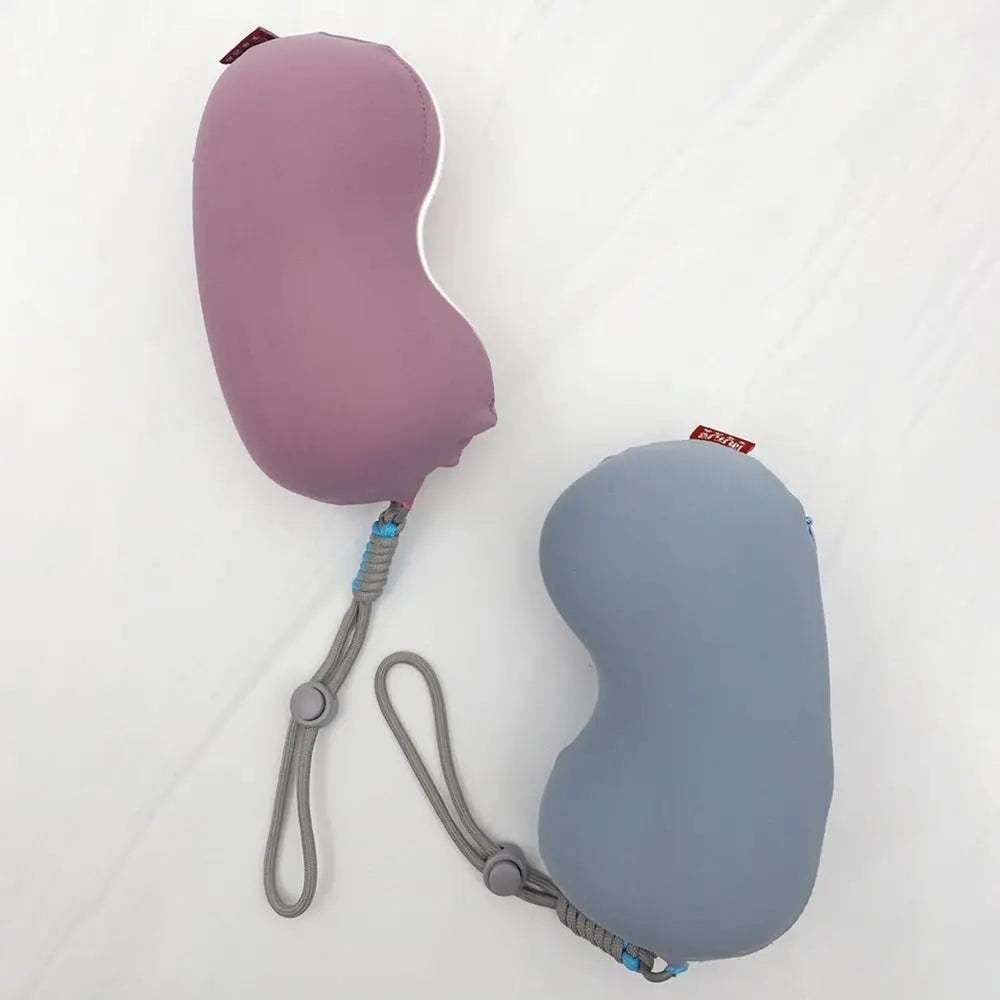 Solid Color Mini Sleeping Neck Pillow Portable Detachable Slow Rebound Pillow Lightweight Elasticity Neck Guard Pillow Home Use