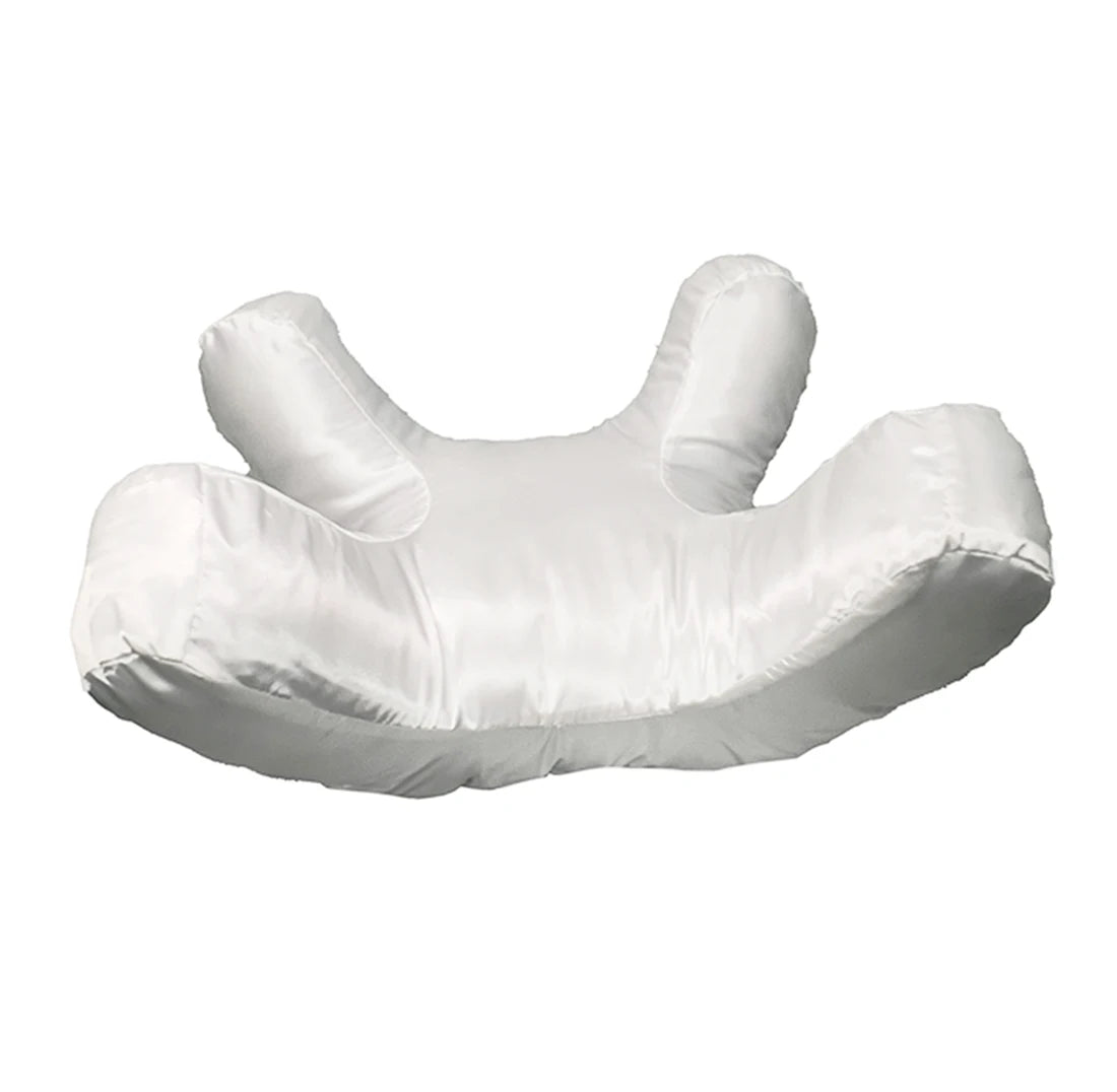 Face Pillow + Free White Satin Pillowcase! Beauty Sleep, Anti Wrinkles-Aging, Back Sleep