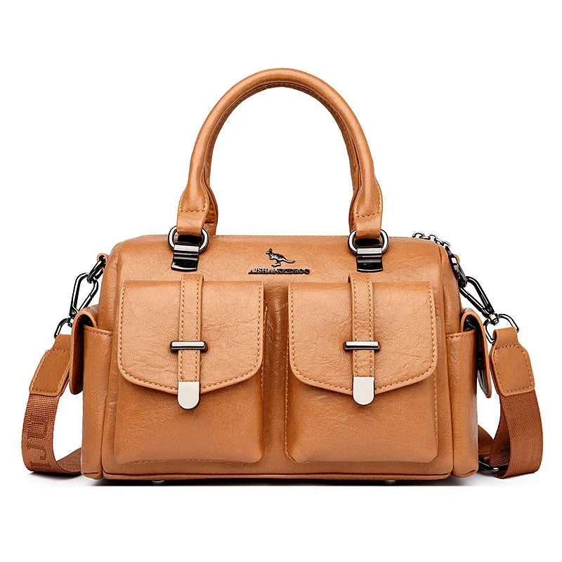High Capacity Leopard Print Ladies Handbags Versatile Messenger Bags High Quality Luxury Women's Shoulder Bags Ladies'Hand Bags