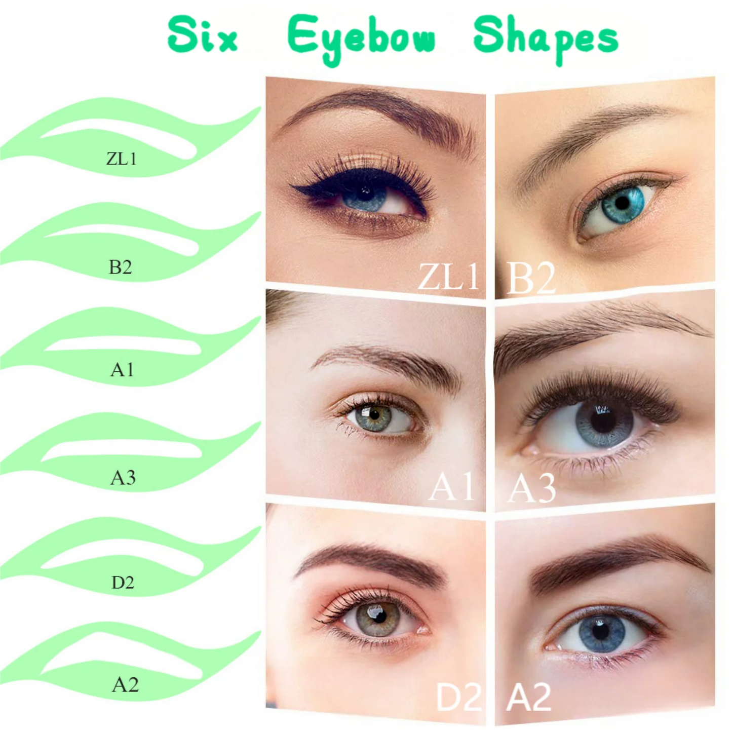 WIGUNDLE Fake Eyebow Women Or Man Hair Brazilian Hair invisible Handmade 100% Human Hair Fake Eyebrows Hand Tied False Eyebrows