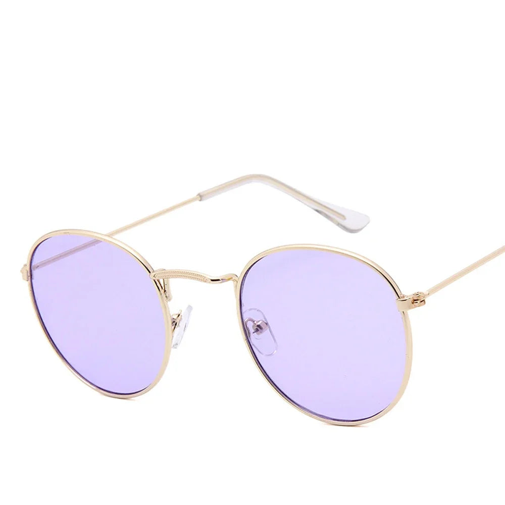 Gafas de sol "Pilot" Elegancia y color en metal