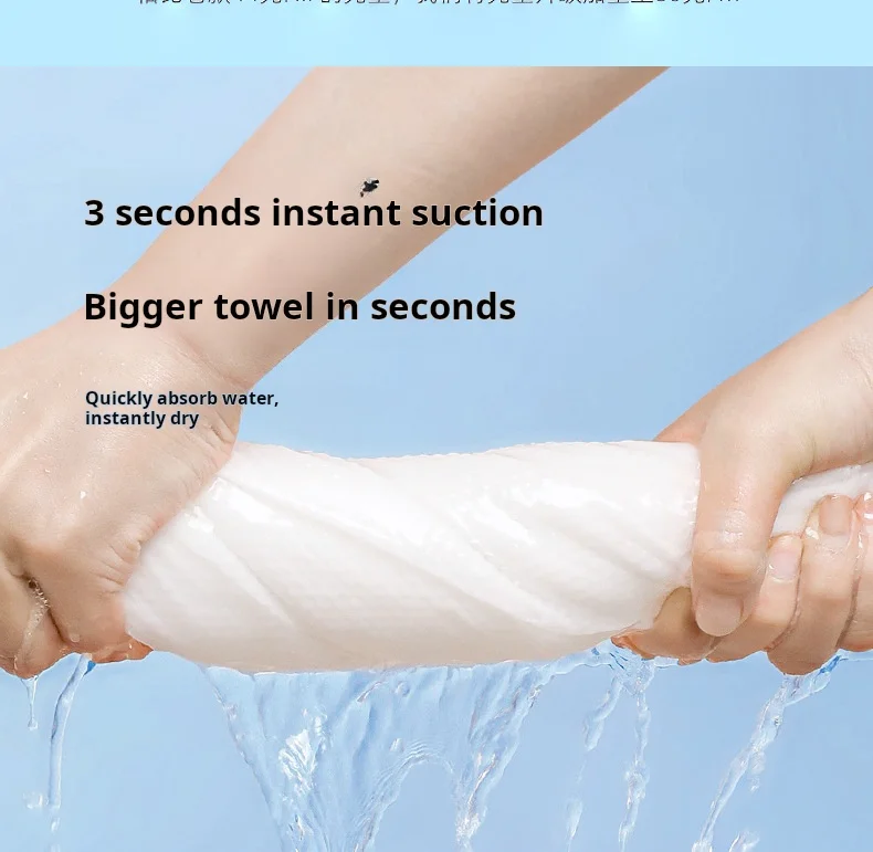 14pcs/box Disposable Washcloth Portable Travel Towel Thickened Compressed Face Cleansing Beauty Square Towel