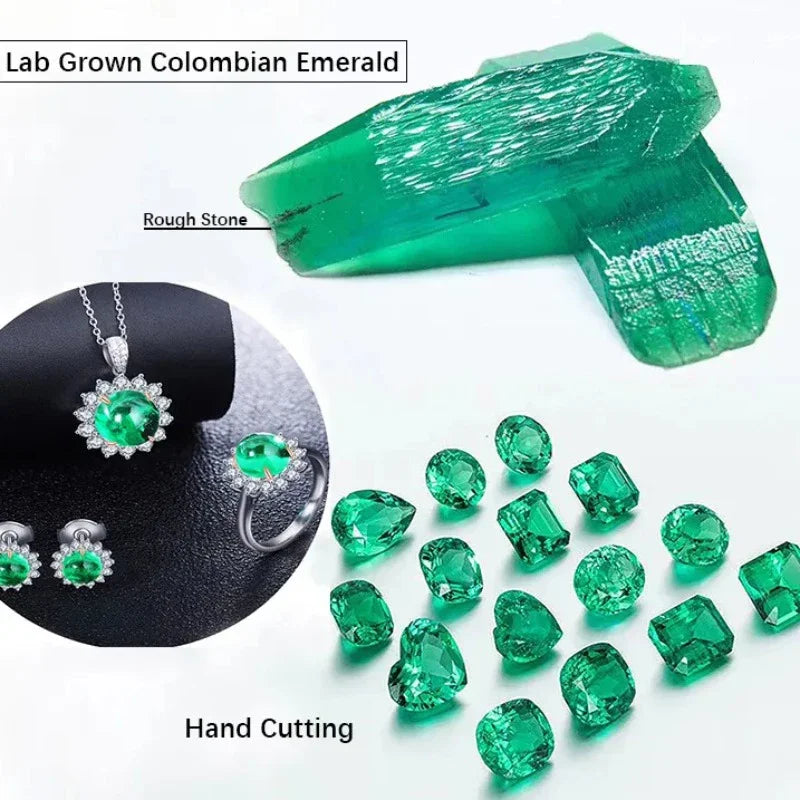 Smeraldo Colombiano Taglio Cuscino Allungato Certificato