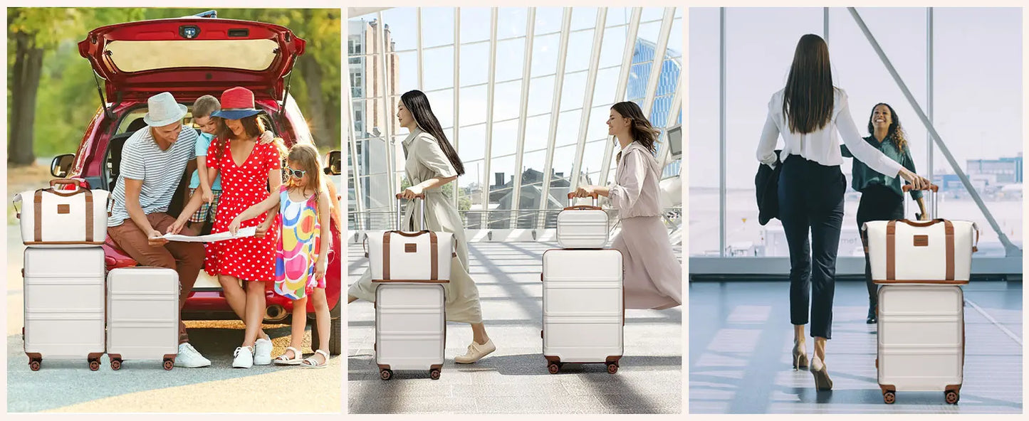 KONO 4/5/6-piece beauty case box cosmetics case hand luggage toilet bag travel bag luggage set
