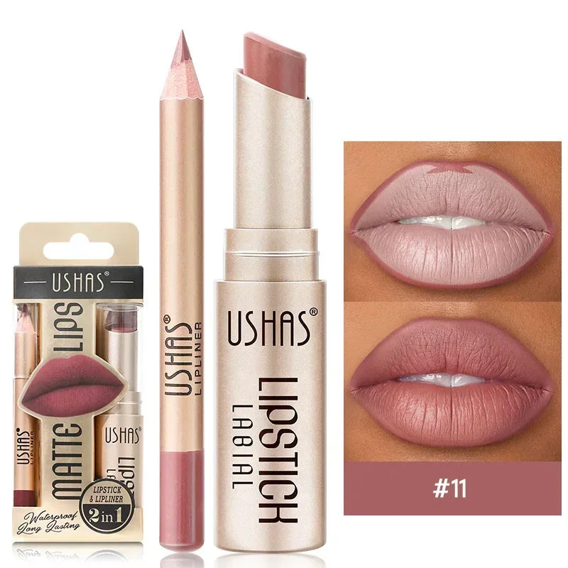 Set Rossetto & Matita per labbra – Eleganza Senza Tempo, Comfort Assoluto