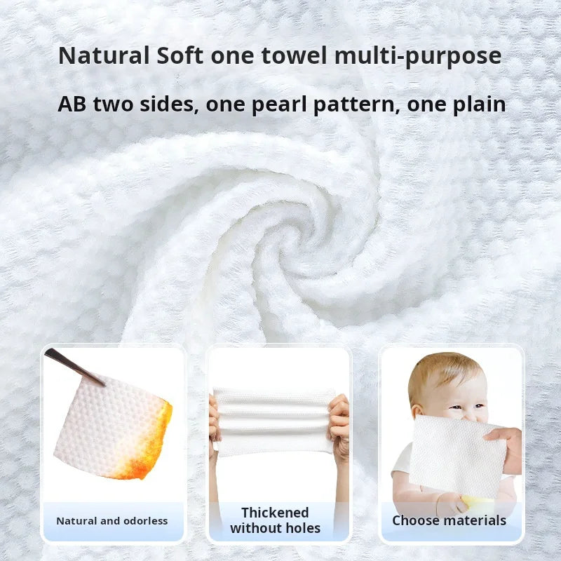 14pcs/box Disposable Washcloth Portable Travel Towel Thickened Compressed Face Cleansing Beauty Square Towel