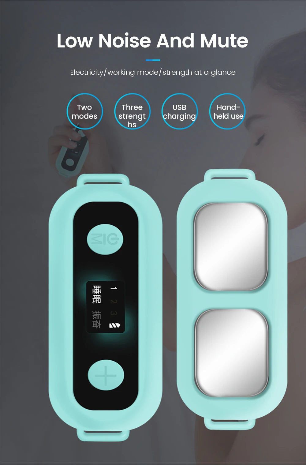 New Sleeping massager Holding Sleep Aid Instrument Pressure Relief Sleep Device Hand Foot Massager Sleep Anxiety Therapy Massage