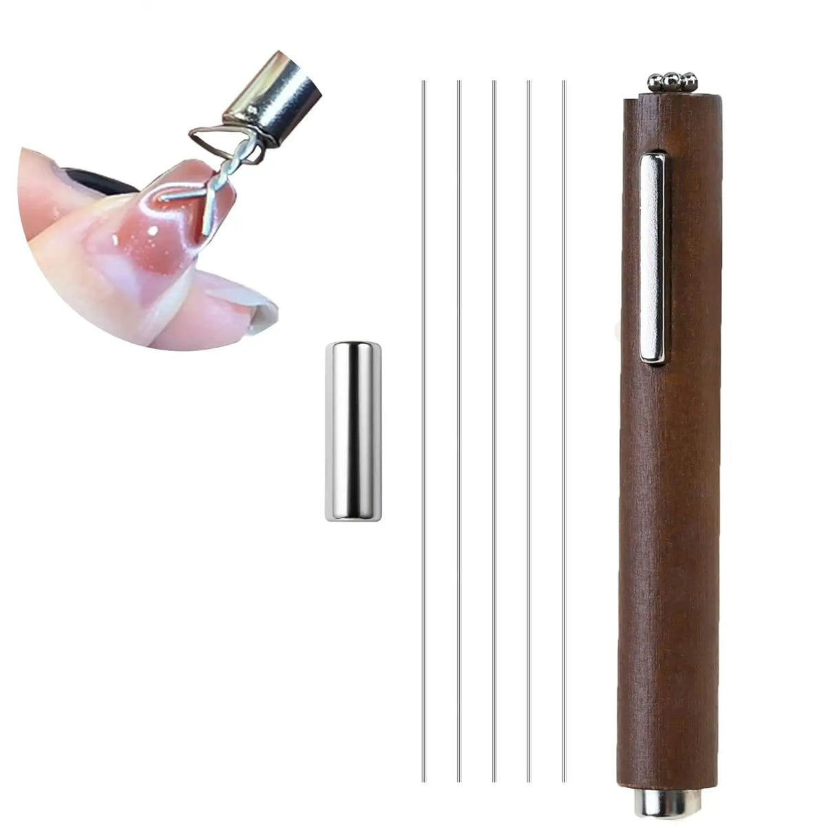 LULAA 3 In 1 Cat Eye Nail Magnet Multifunctional Nail Magnet Portable Cat Eye Magnet Suitable for Home and Salon Nail Art Tools