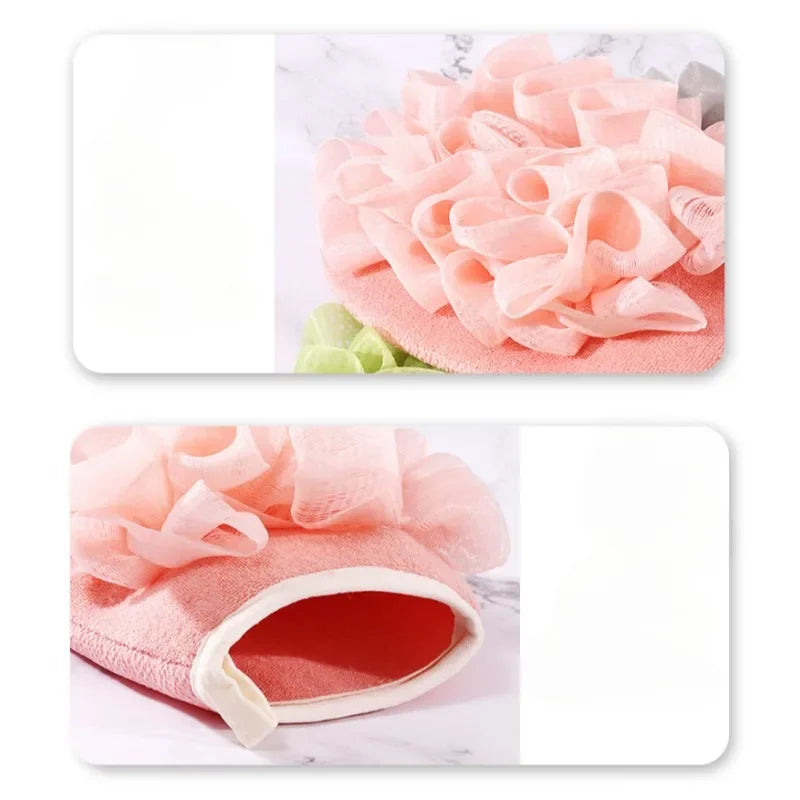 Exfoliating Gloves Body Cleaning Bath Flower Bathroom Shower Ball Body Scrubber Bath Sponge Towel Bathroom Tool