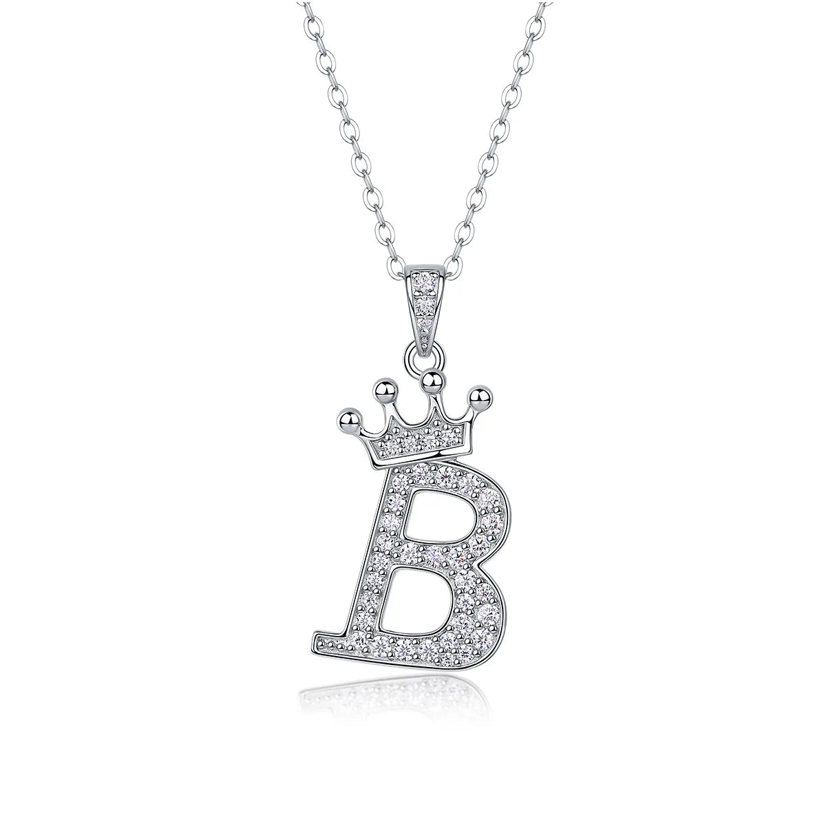 Collana con Lettere dell'Alfabeto in Moissanite D Color VVS1 Certificata