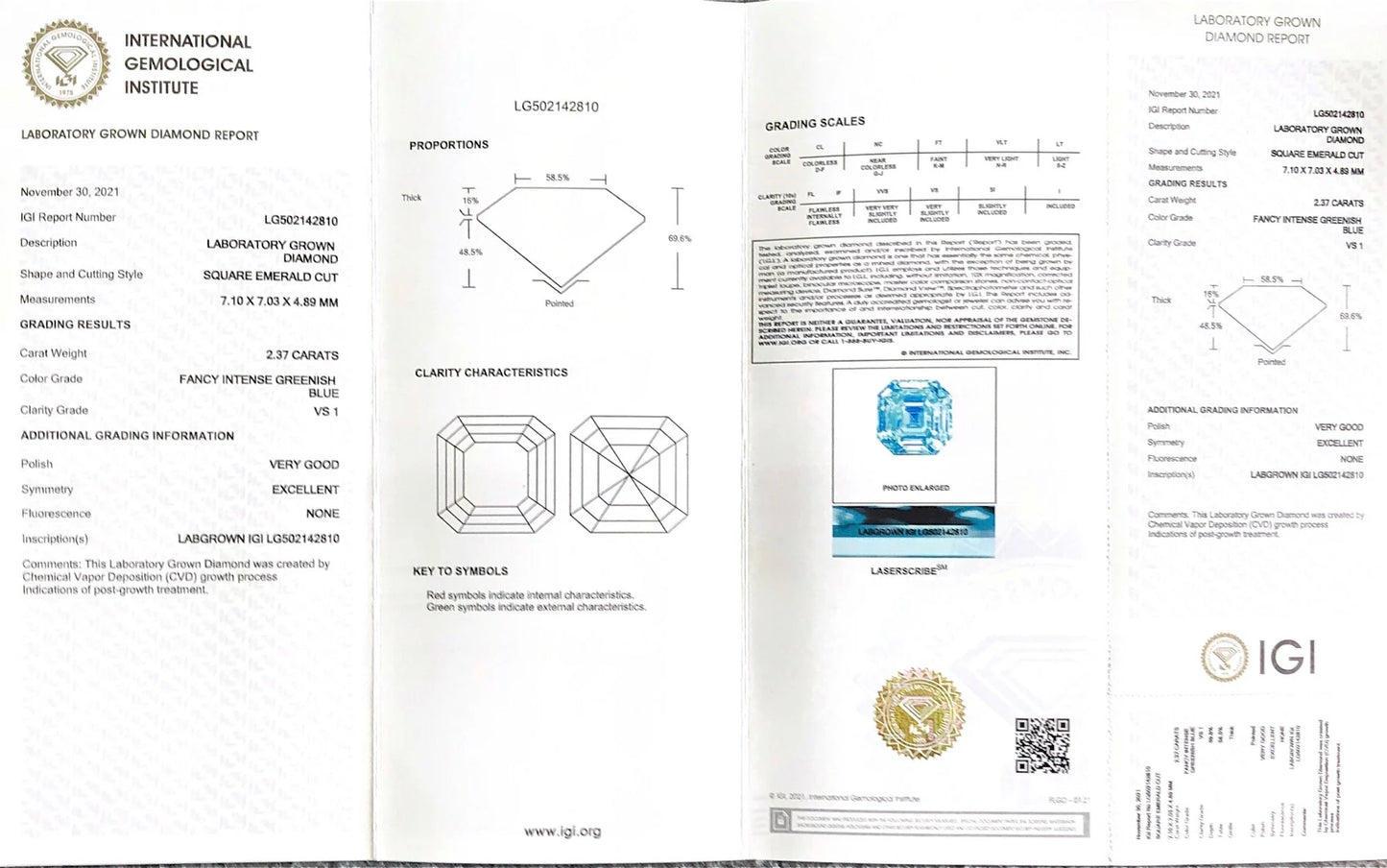 Diamanti Lab Grwon Taglio Brillante da ct 1,00 a ct 3,00