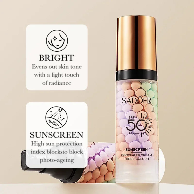 40ml Isolation Cream Face Primer Moisturizing Invisible Pores Facial Brighten Foundation Correcting Skin Tone Cosmetics Makeup