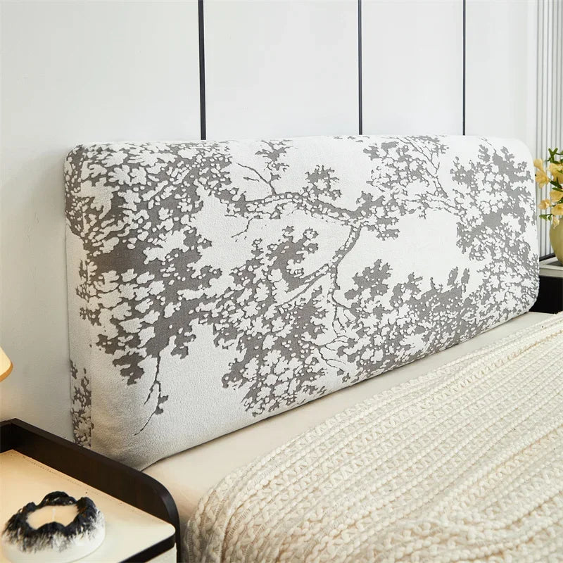 Luxury Jacquard Headboard Cover Bedroom Stretch Bedhead Slipcovers Anti-dirty Bed Back Protector Dustproof Covers for Home Hotel