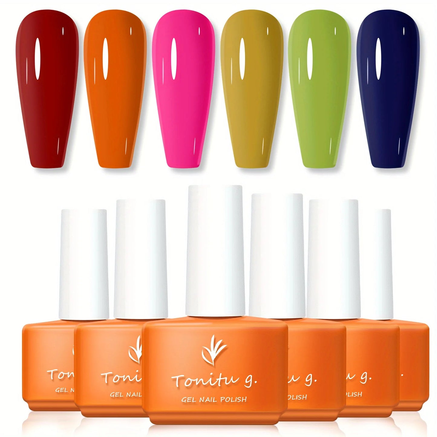 Set di 6 Smalti Gel Professionali per unghie