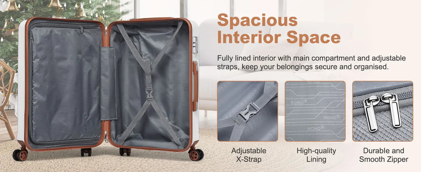 KONO 4/5/6-piece beauty case box cosmetics case hand luggage toilet bag travel bag luggage set