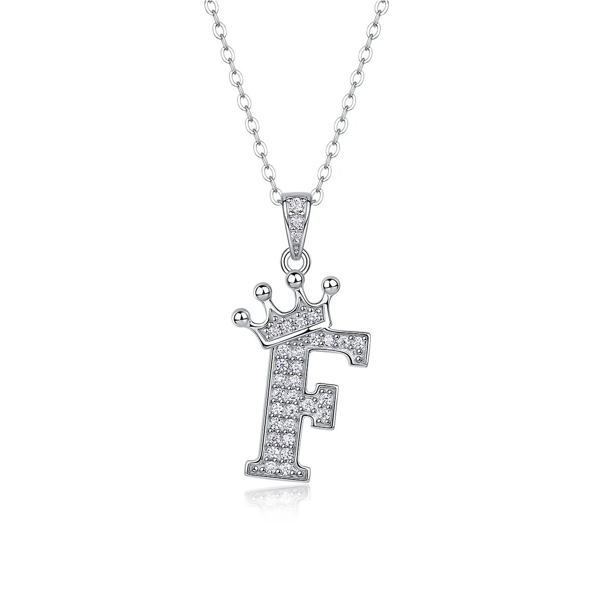 Collana con Lettere dell'Alfabeto in Moissanite D Color VVS1 Certificata