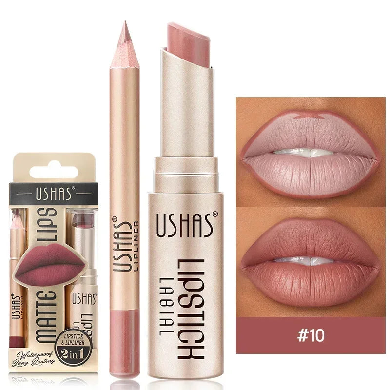 Set Rossetto & Matita per labbra – Eleganza Senza Tempo, Comfort Assoluto