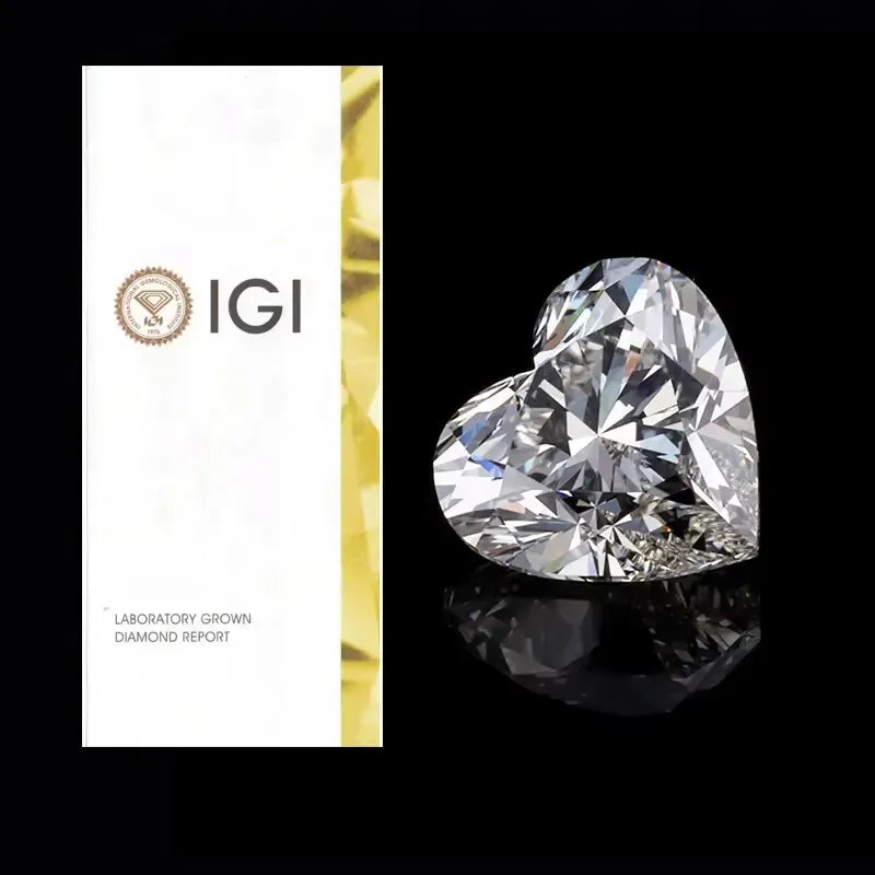 Diamanti Lab Grown Taglio Cuore con Certificato IGI