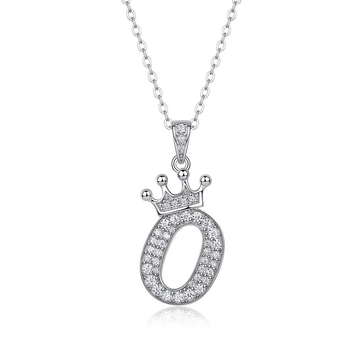 Collana con Lettere dell'Alfabeto in Moissanite D Color VVS1 Certificata
